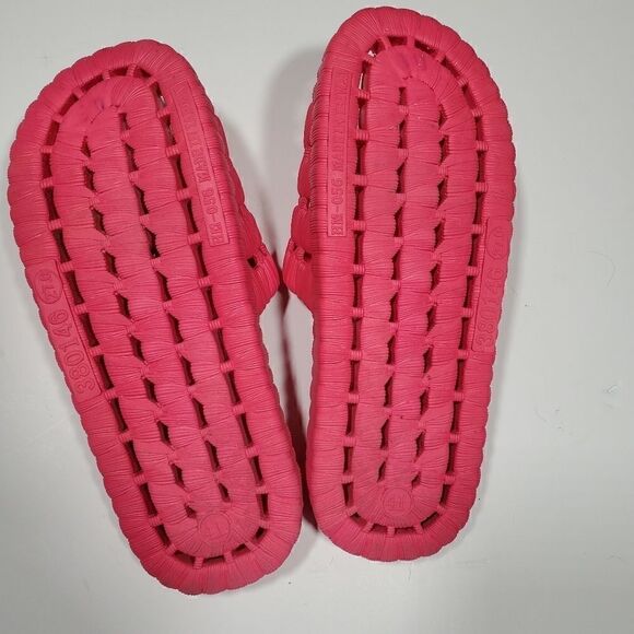 TECS Women's Pink Slides Flip-flops. - Picture 5 of 7